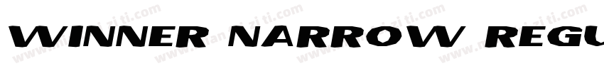 Winner Narrow Regular字体转换